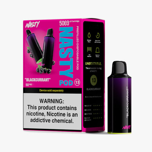Nasty PX10 Pods - Blackcurrant