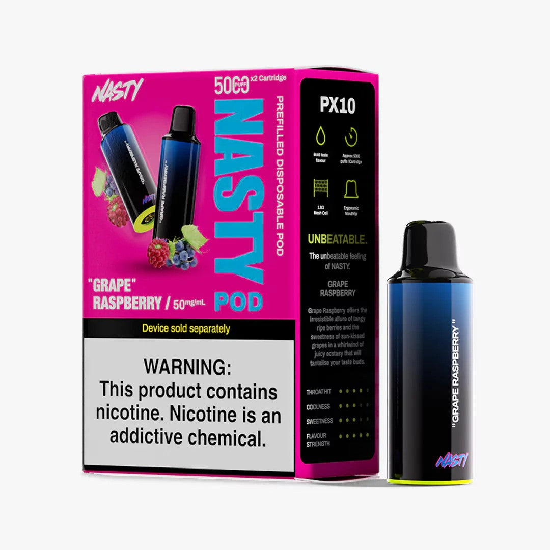Nasty PX10 Pods - Grape Raspberry