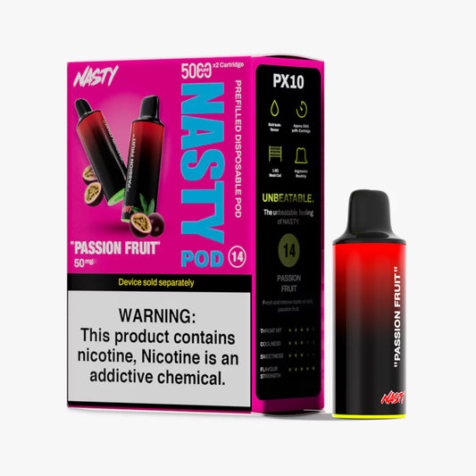 Nasty PX10 Pods - Passion Fruit