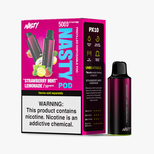 Nasty PX10 Pods - Strawberry Mint Lemonade